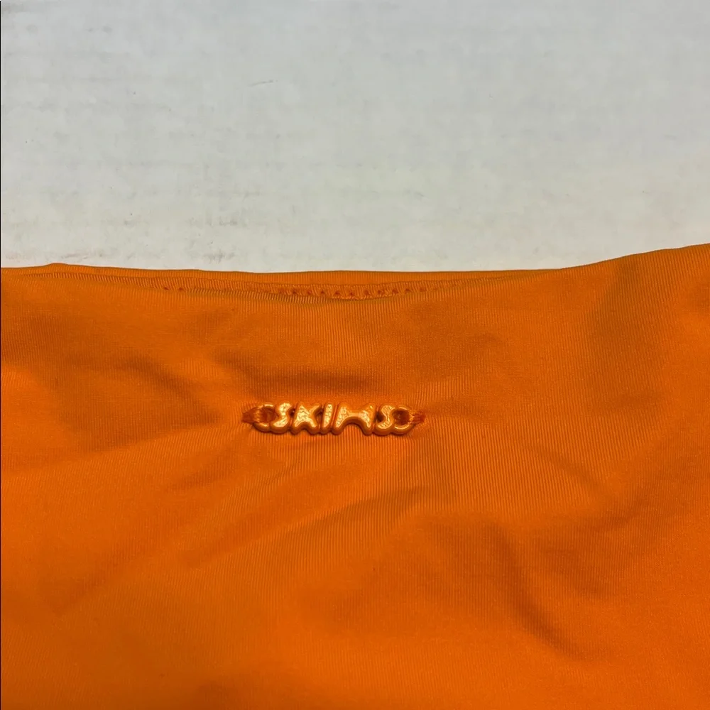 NWT Skims Swim Mid waist Bikini Bottoms new orange tangerine